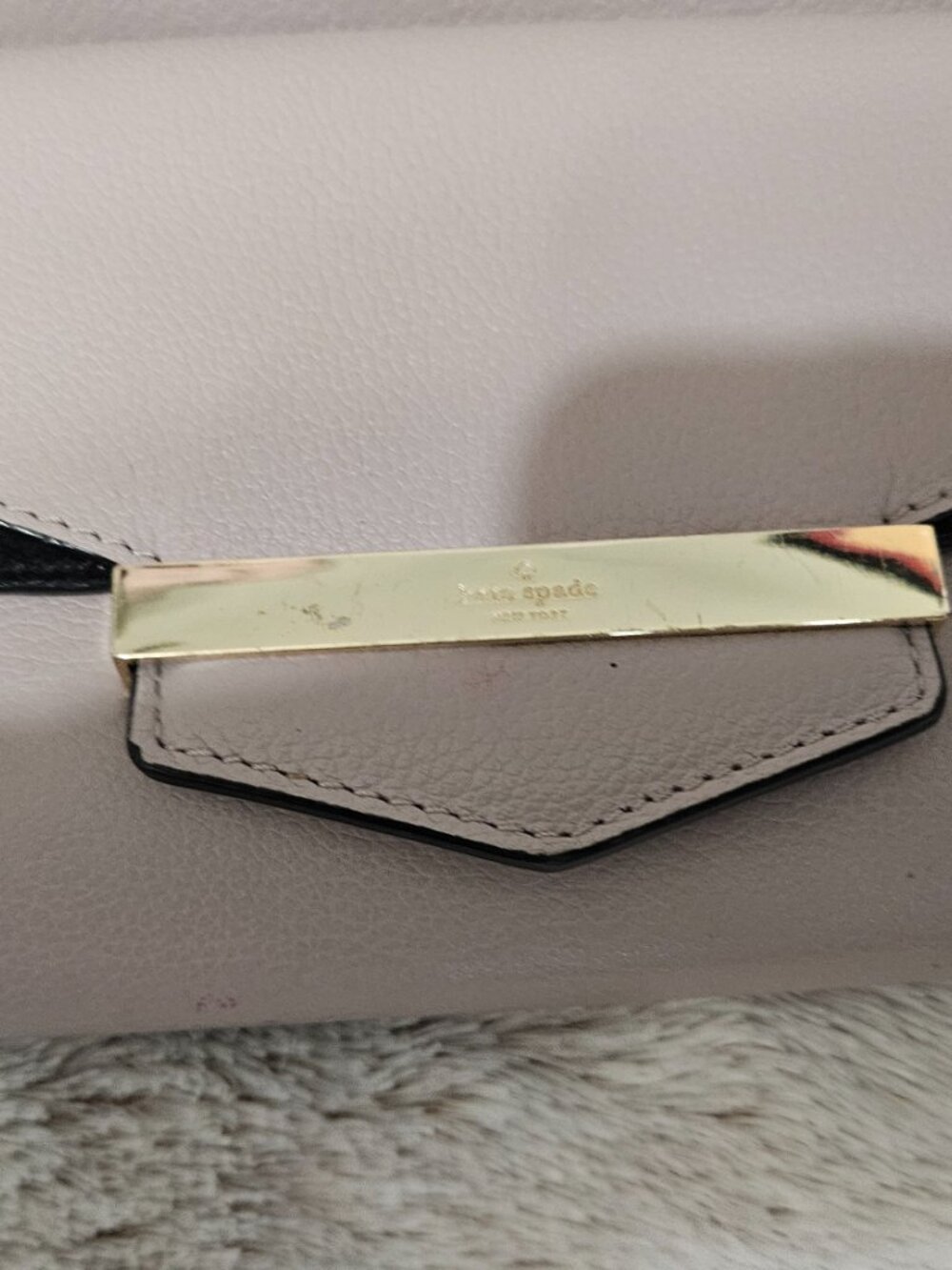 Kate Spade Carmel Court Gray/Black Bag AND Matching Wallet {#817-2} - Picture 3 of 14